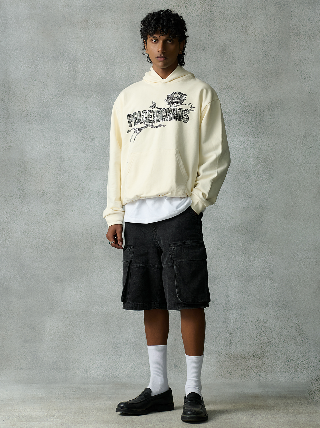 Growth Hoodie - Antique White by Peace In Chaos