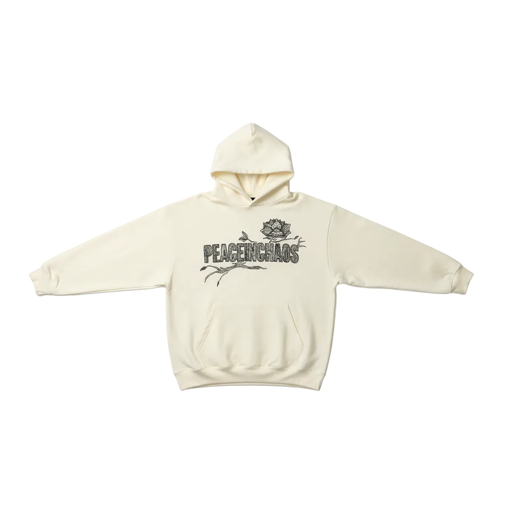 Growth Hoodie - Antique White by Peace In Chaos