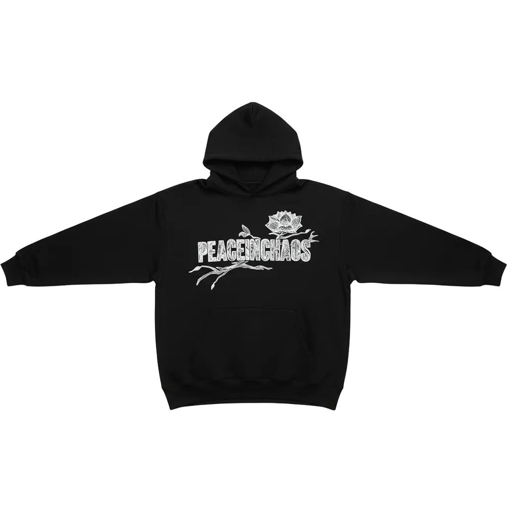 Growth Hoodie - Black by Peace In Chaos