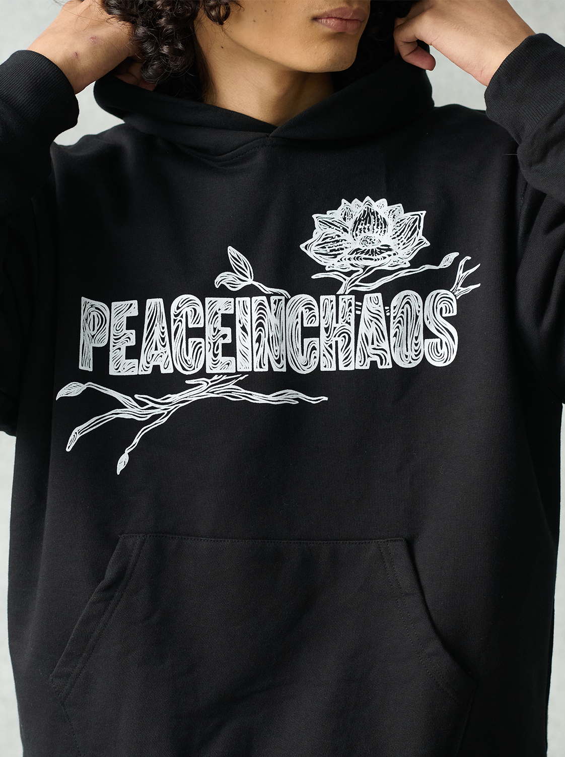 Growth Hoodie - Black by Peace In Chaos