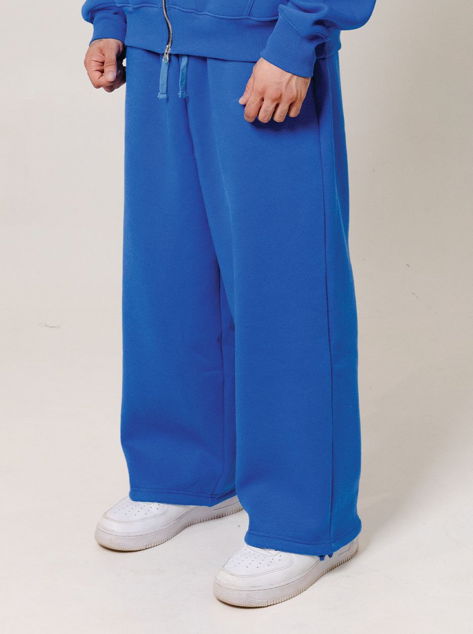 Wide Leg Sweatpants- Royal Blue by Peace In Chaos