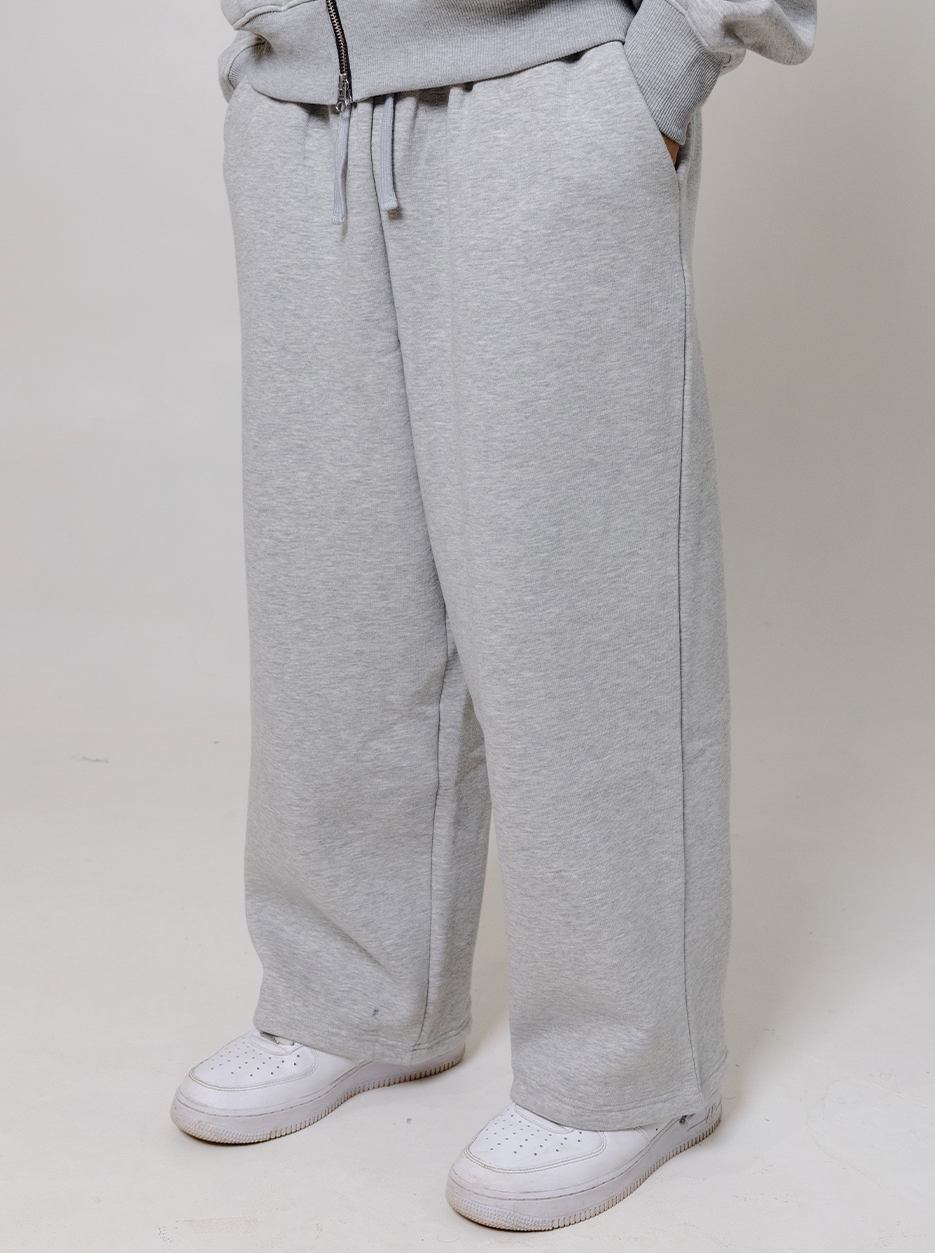 Wide Leg Sweatpants- Concrete by Peace In Chaos