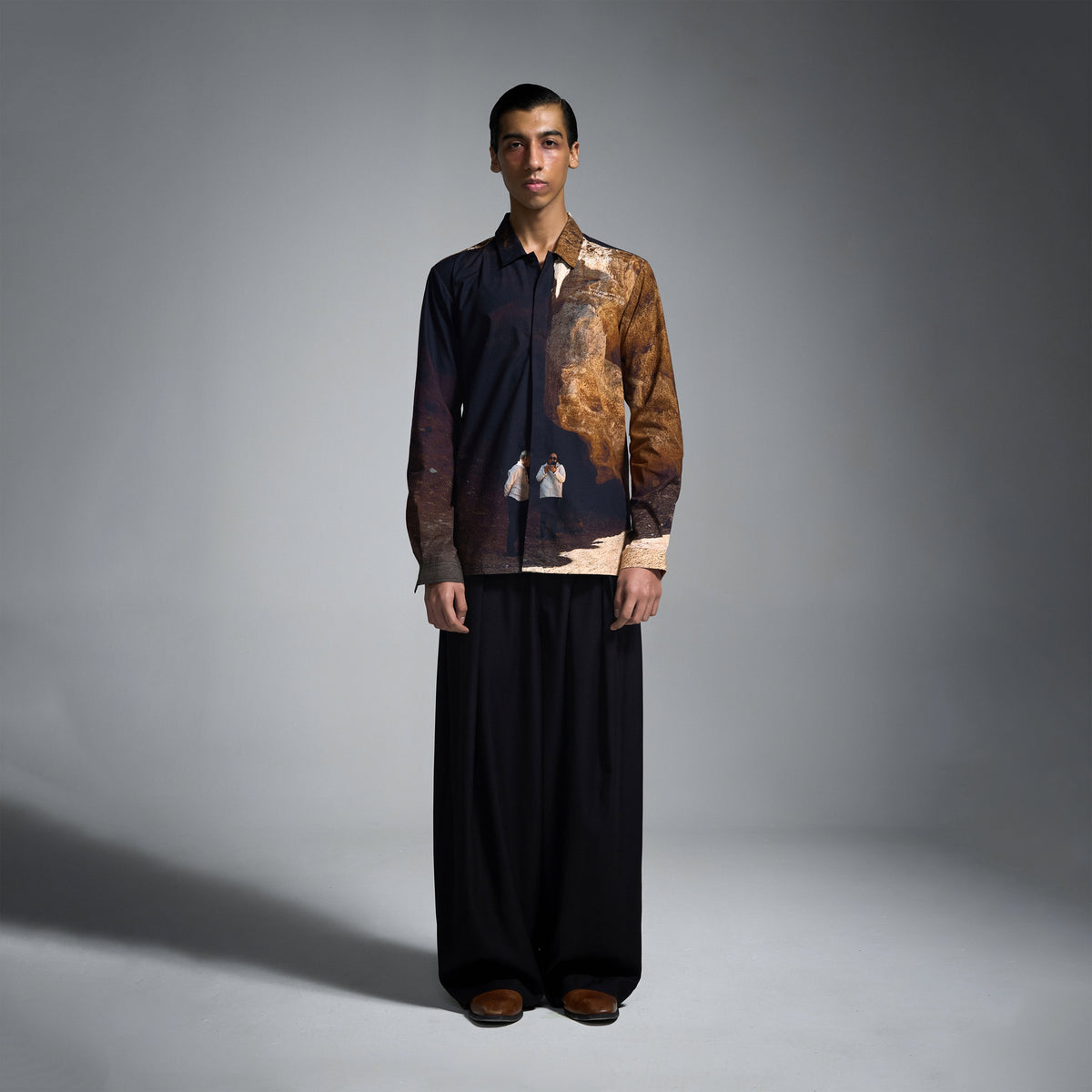 Kazakh shirt by HUEMN