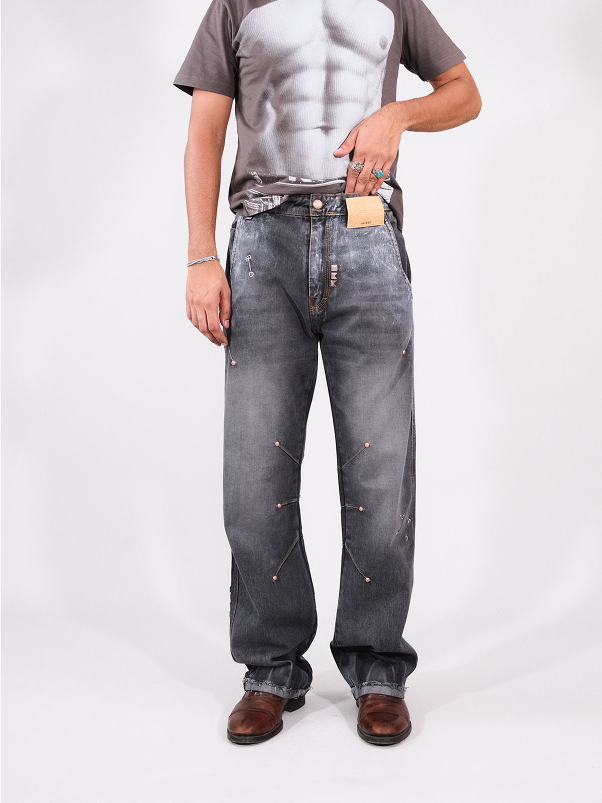 Darts Flared Masti - Grey - RTW by Leave The Rest