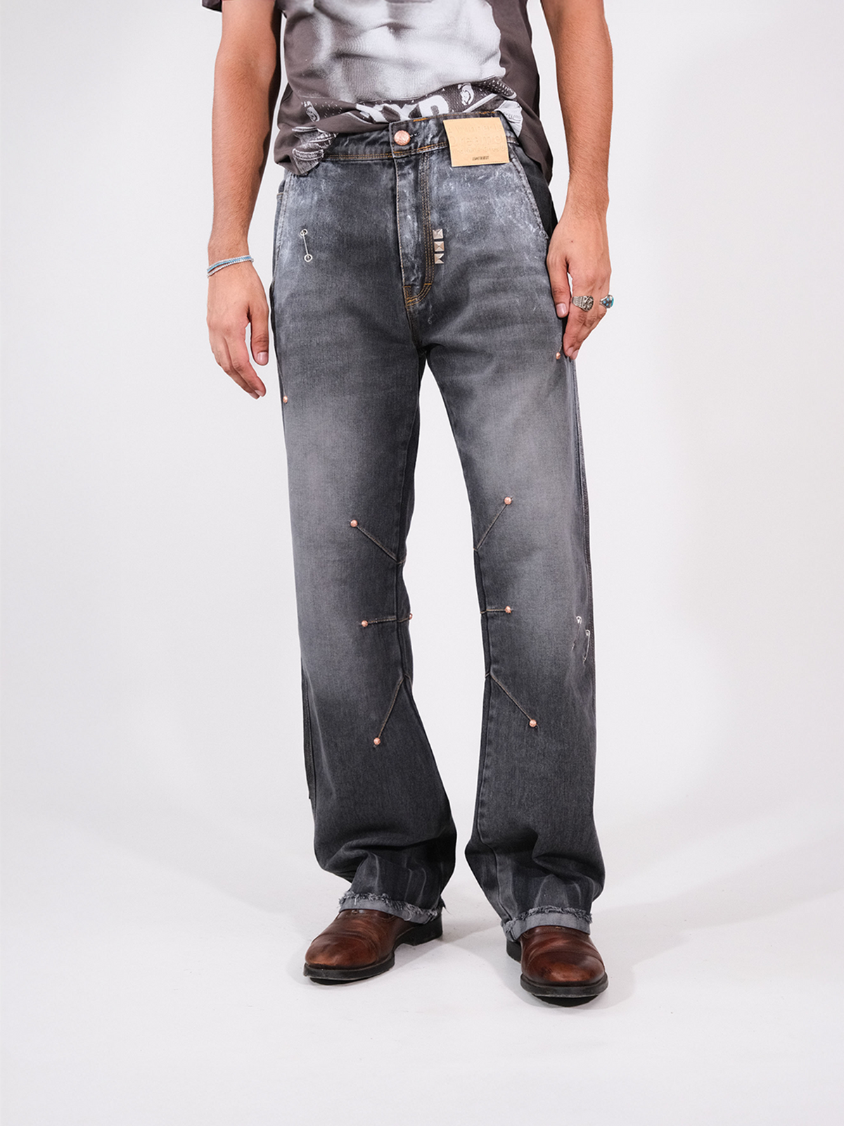 Darts Flared Masti - Grey - RTW by Leave The Rest