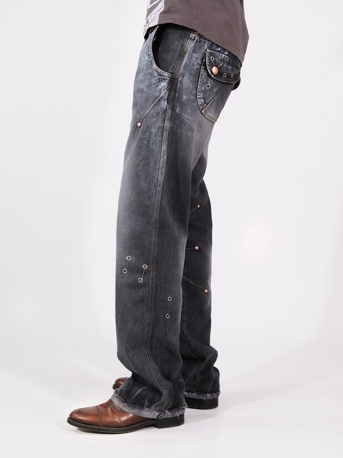 Darts Flared Masti - Grey - RTW by Leave The Rest