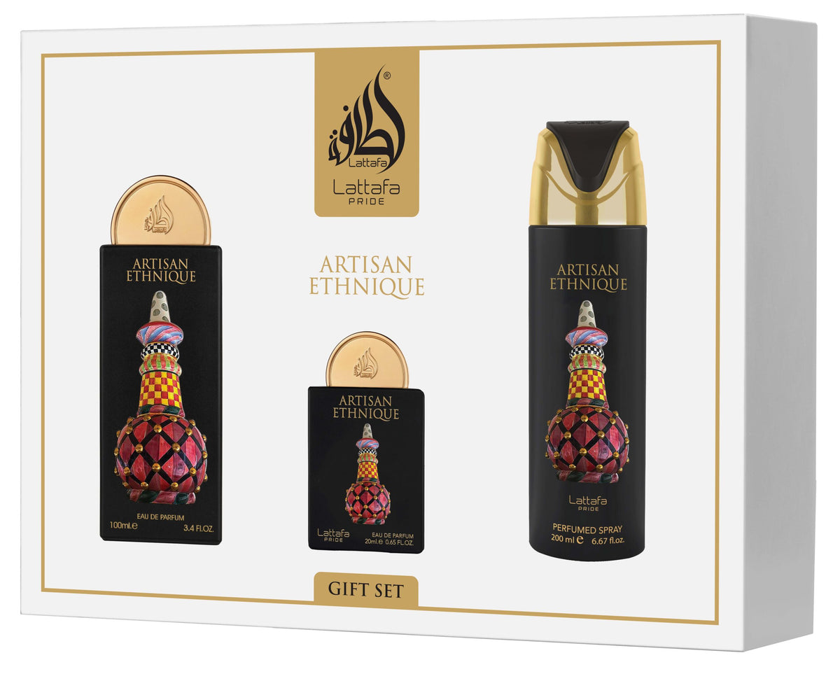 Lattafa Artisan Ethnique 3-Piece Gift Set official product image