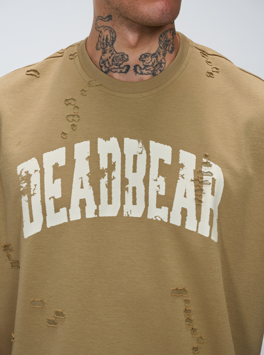 Distressed Brown Tank by DEADBEAR