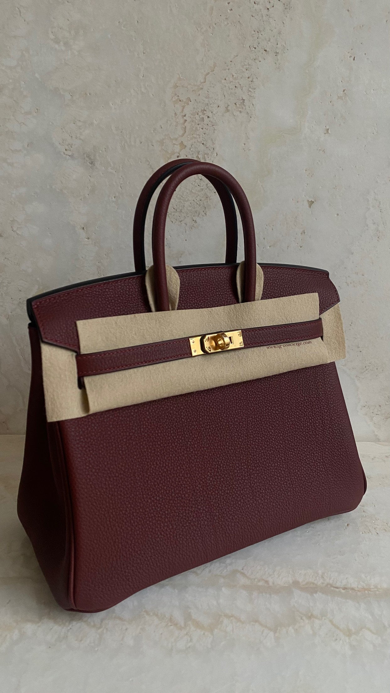 Hermès Birkin 25 – Rouge H Togo Leather with Palladium Hardware