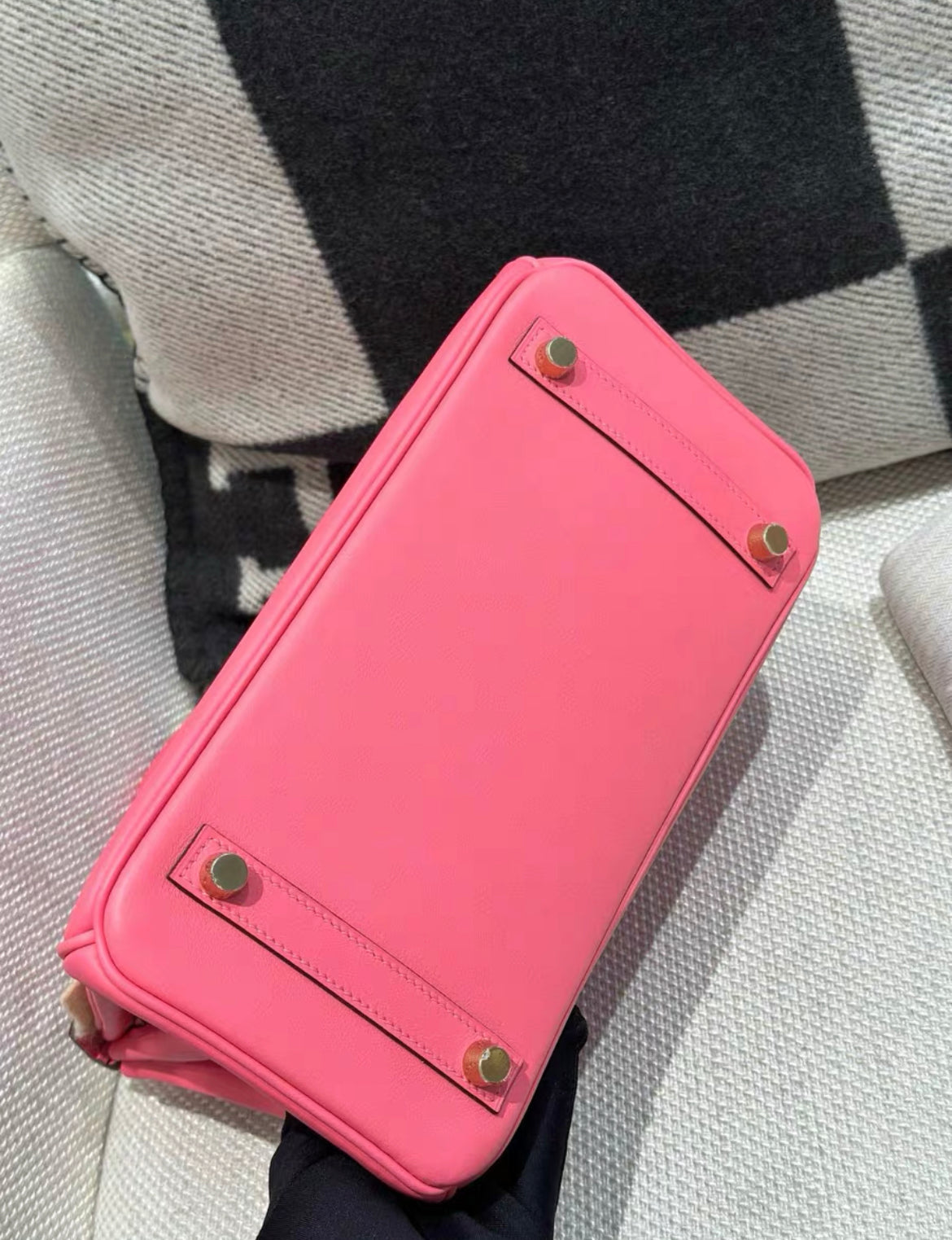 Hermès Birkin 25 Rose Lipstick Pink Swift Leather Gold Hardware