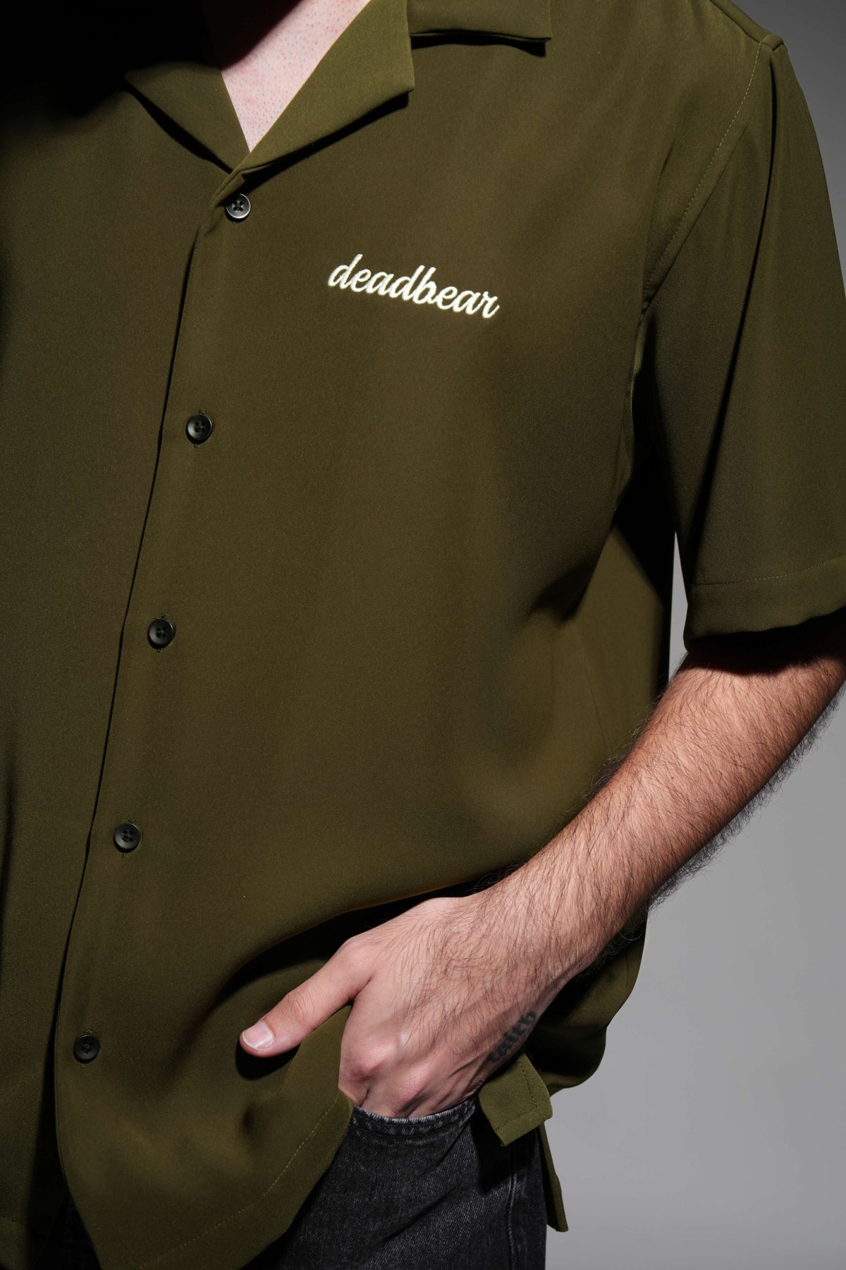 Bowling Shirt Lt. Olive by DEADBEAR
