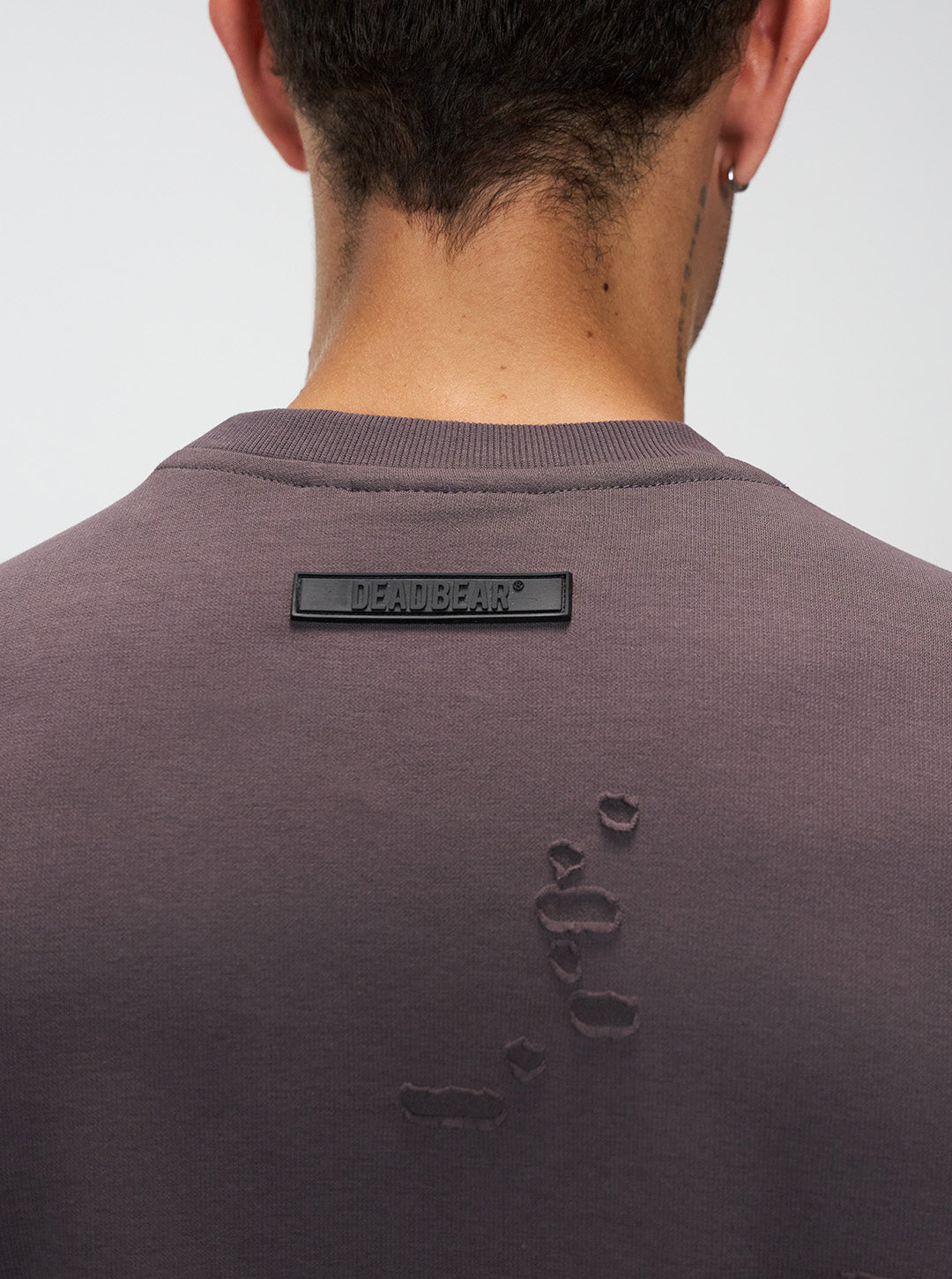 Distressed Ash Grey Tee by DEADBEAR
