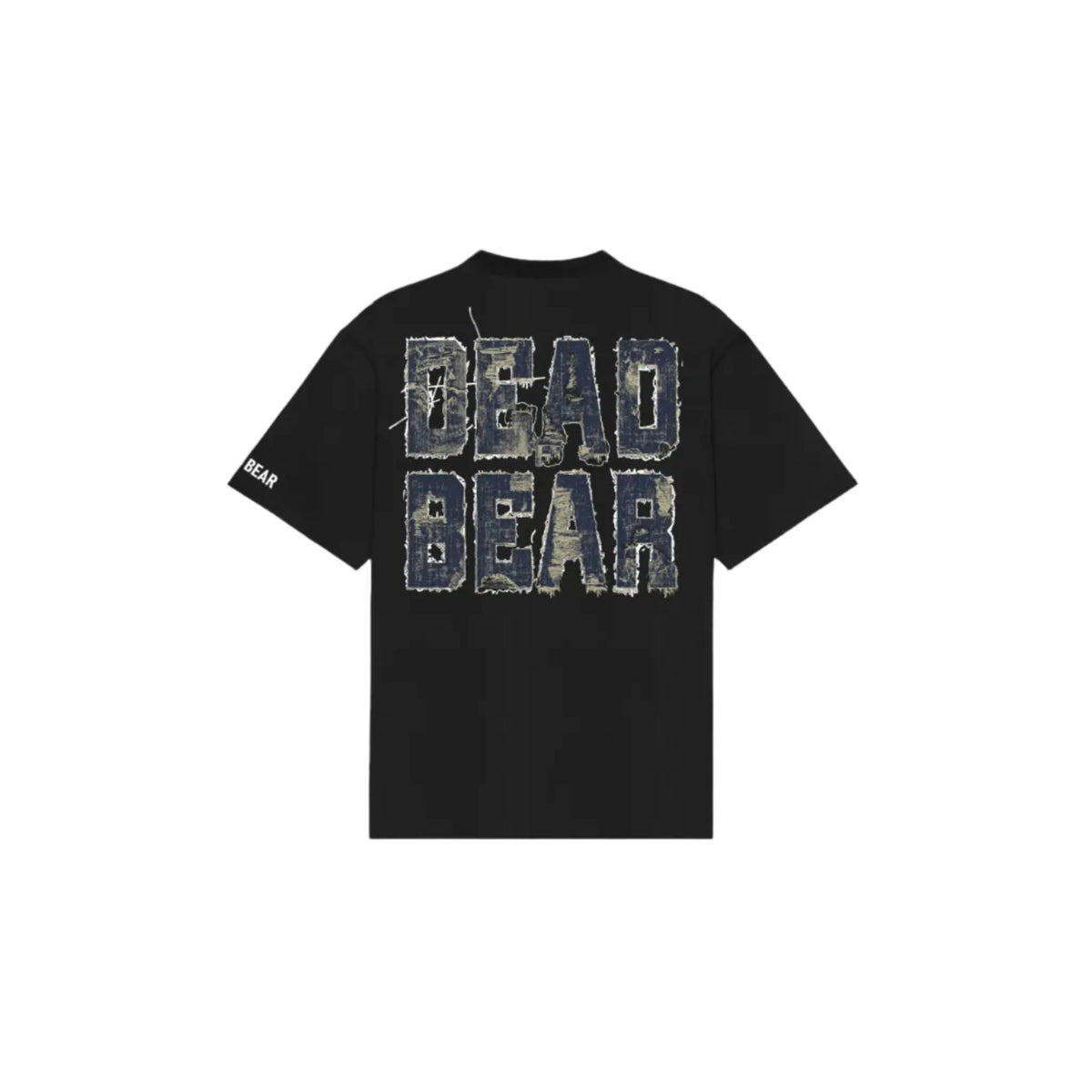 Fake Denim Tee Black by DEADBEAR