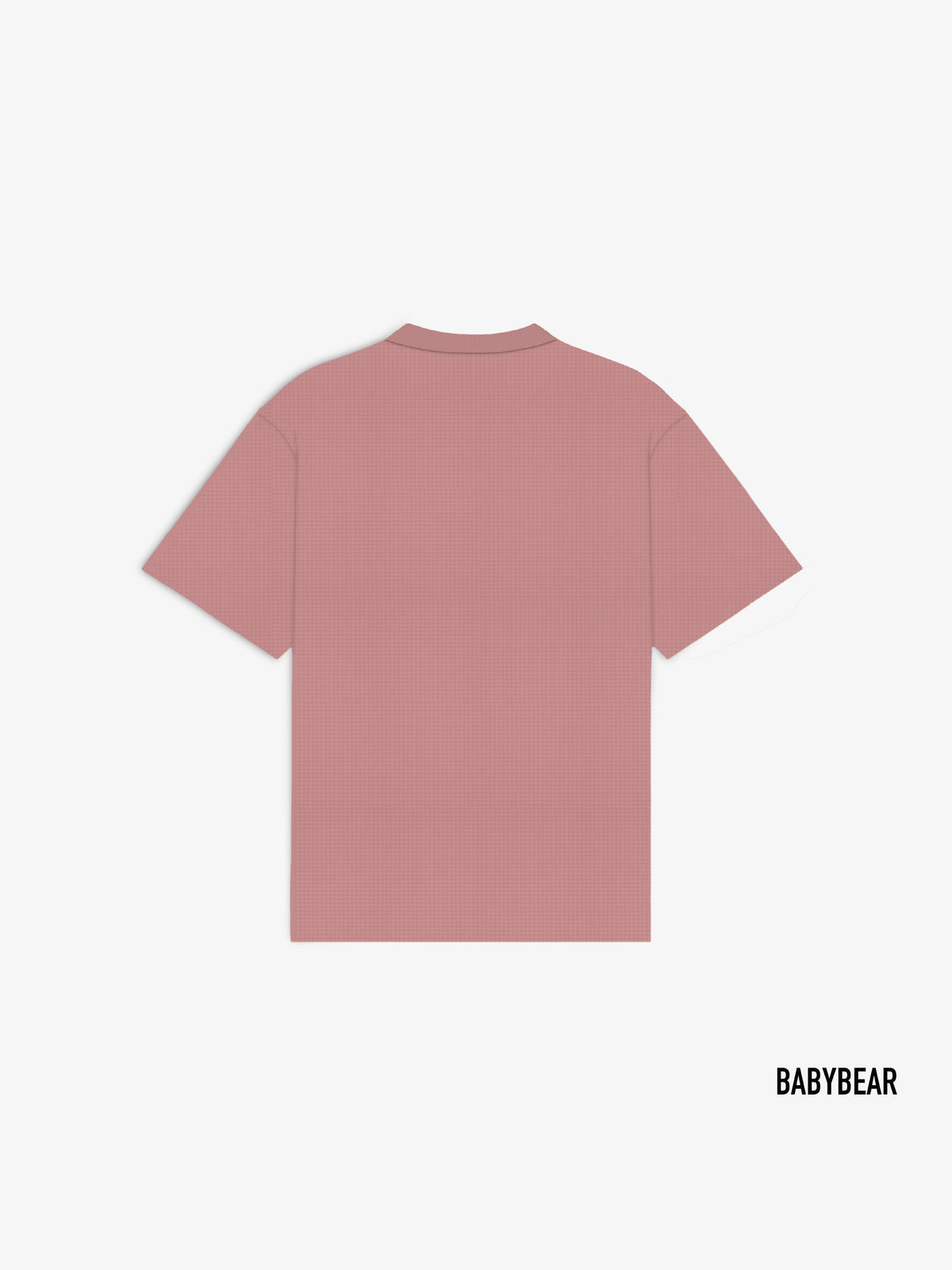 Babybear Waffle Tee Pink - for kids by DEADBEAR