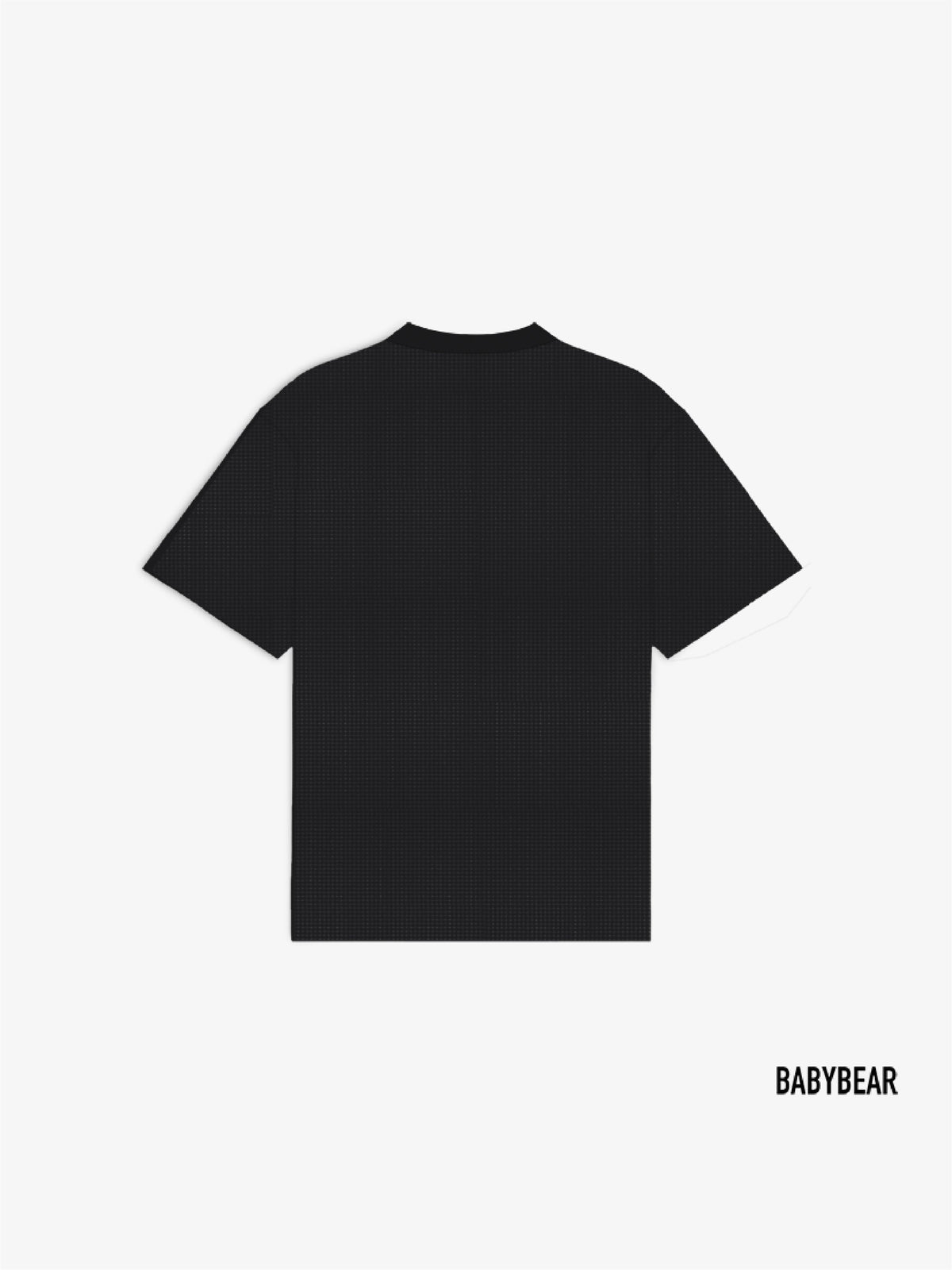 Babybear Waffle Tee Black - for kids by DEADBEAR