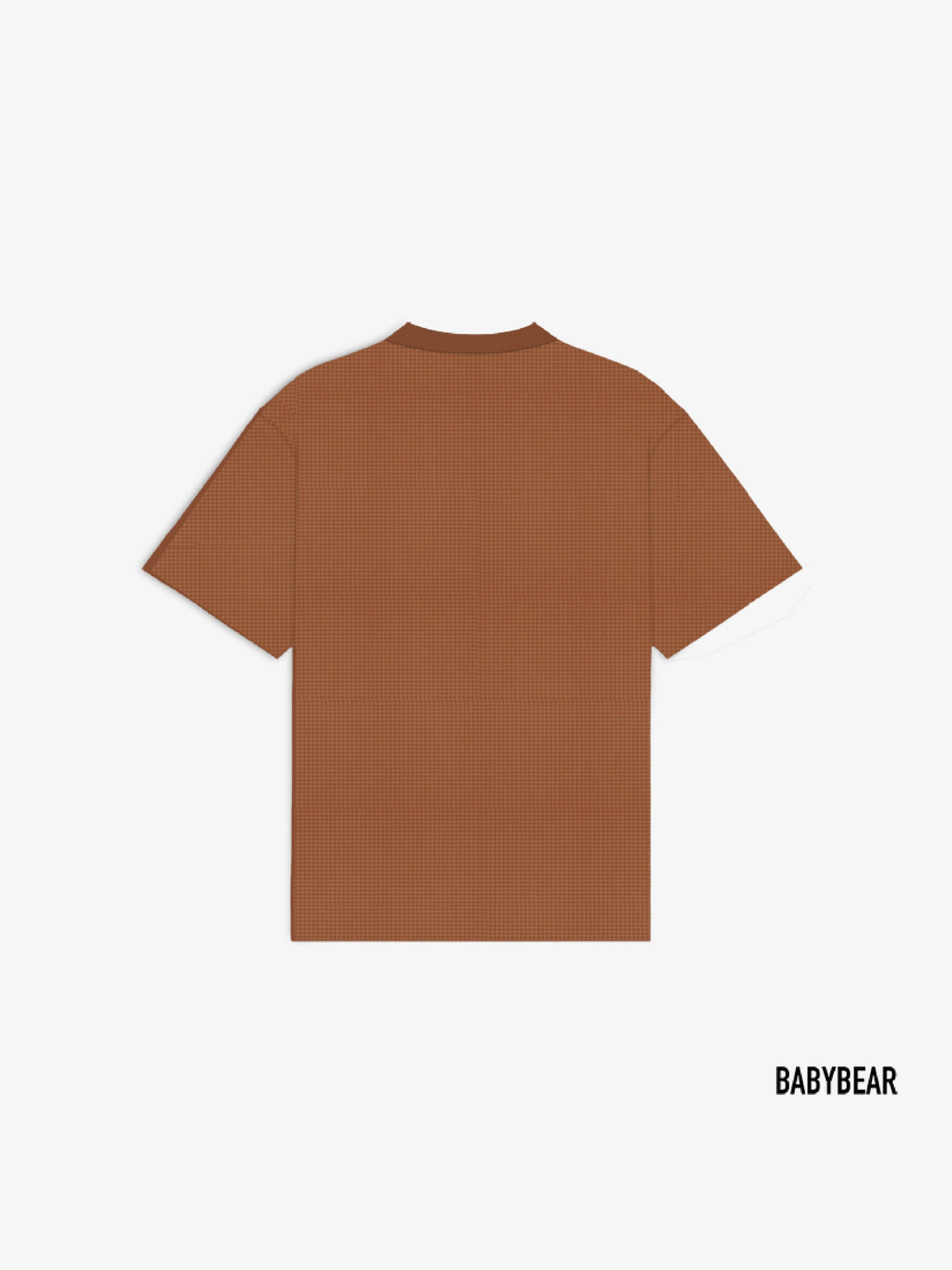 Babybear Waffle Tee Brown - for kids by DEADBEAR