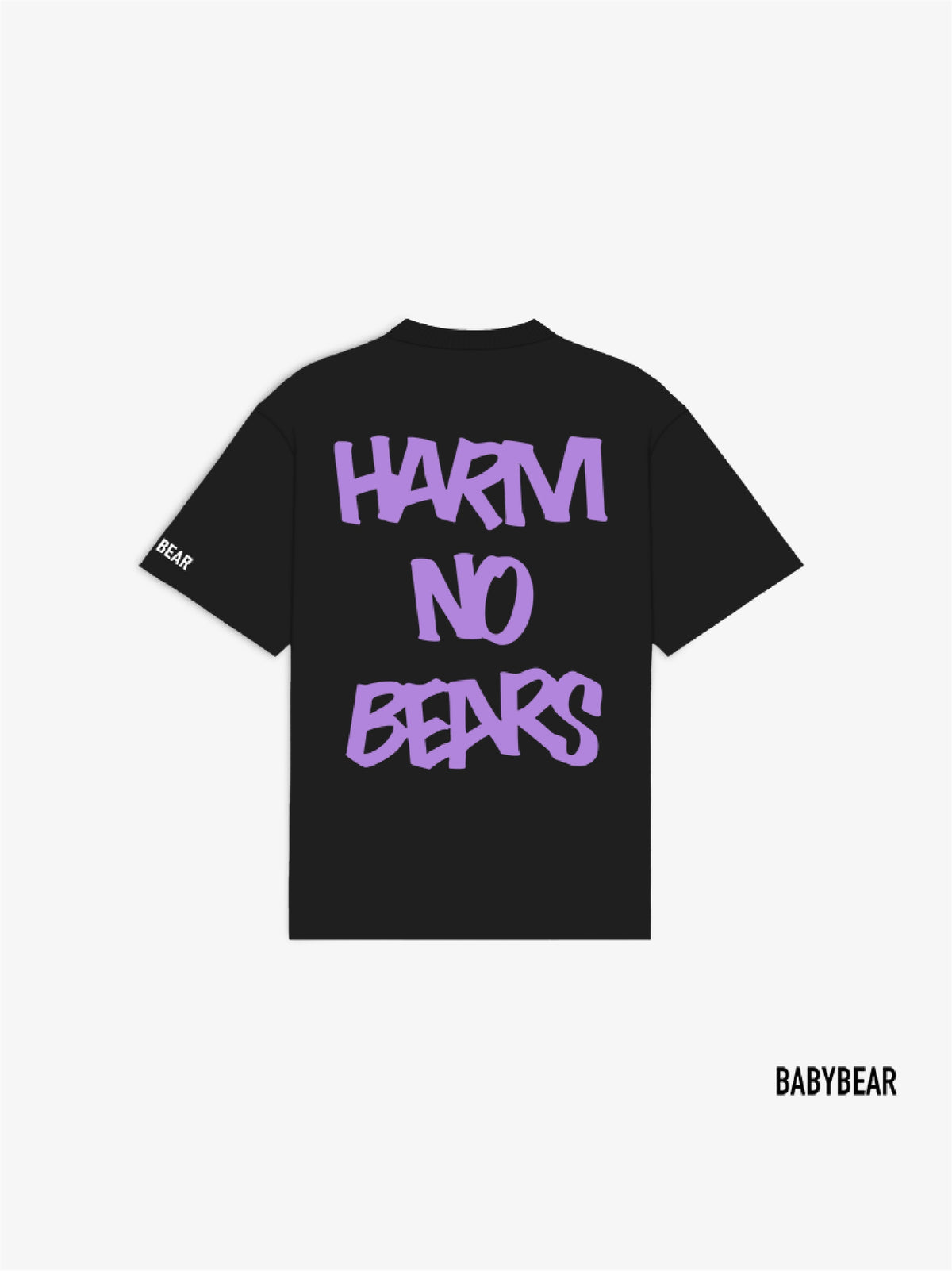 Babybear Harm No Bear Tee Black - for kids by DEADBEAR