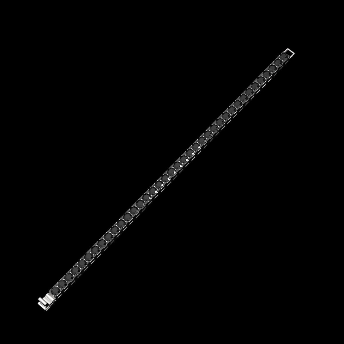 BLACK MINIDIAMOND BRACELET by The Noble Sculptor
