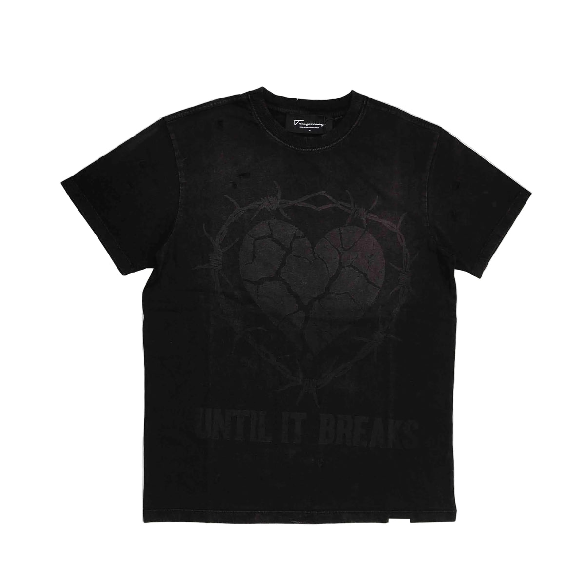 Barbed Wire Tee- Vintage Black by Temporary Clo