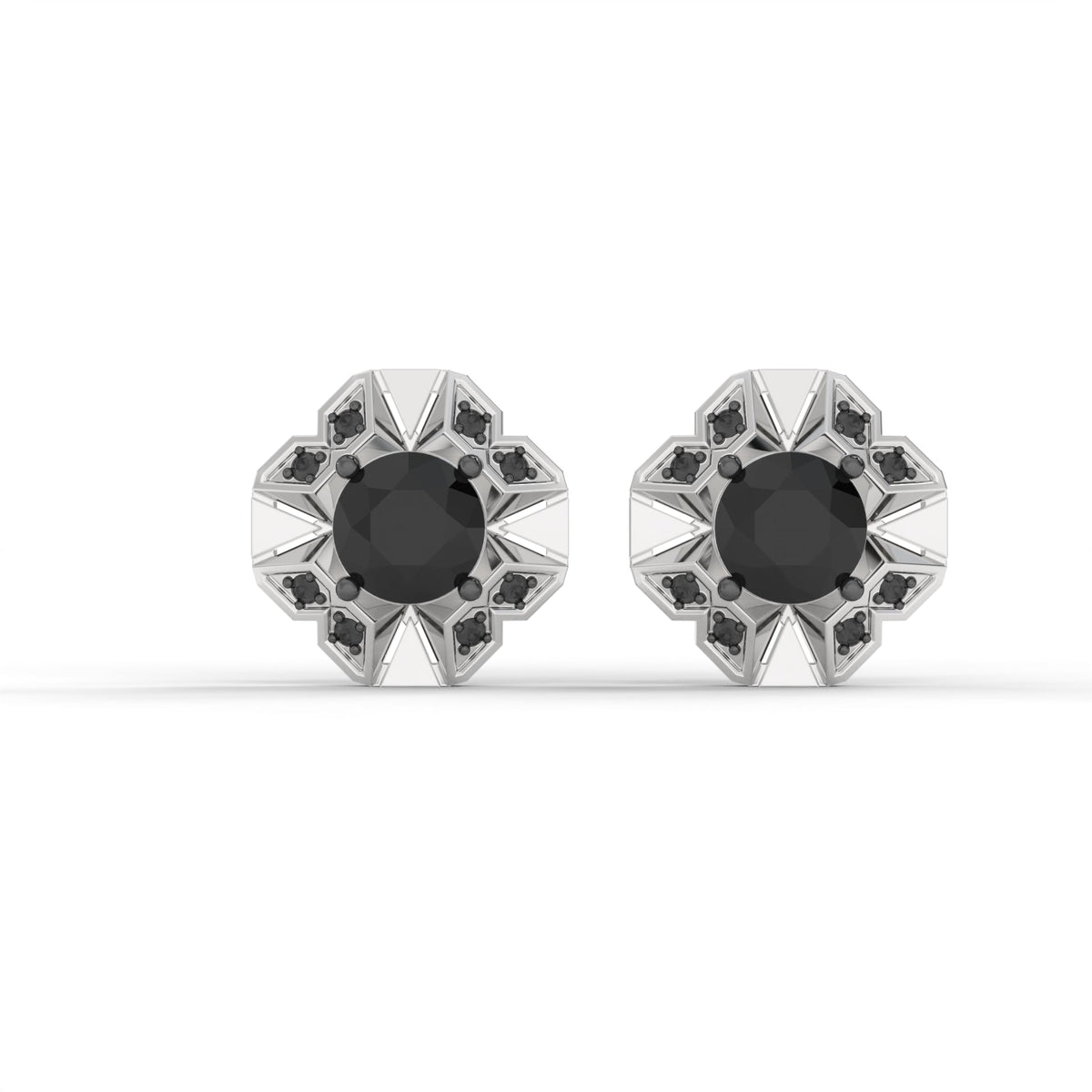 ETERNA STUDS (Black) by The Noble Sculptor