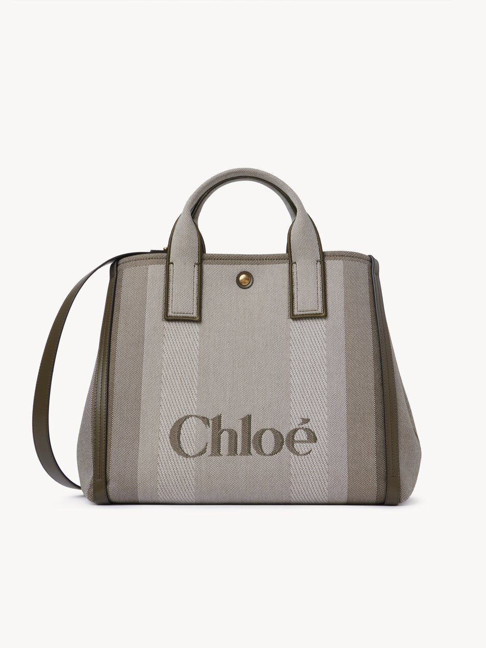 CHLOE Carry tote bag in canvas Winter Ivy by CHLOE