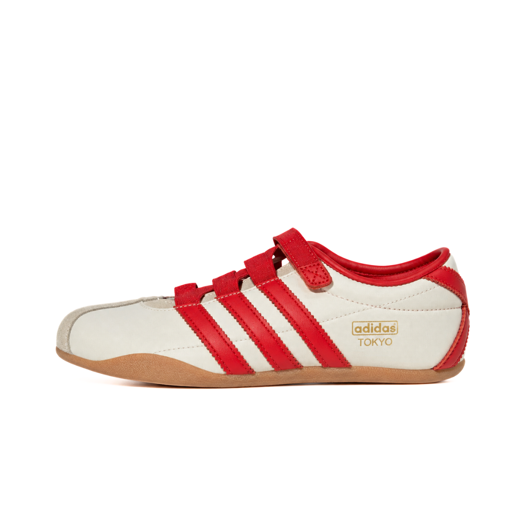 adidas Tokyo MARY JANE Cream White Red Gold Metallic by ADIDAS
