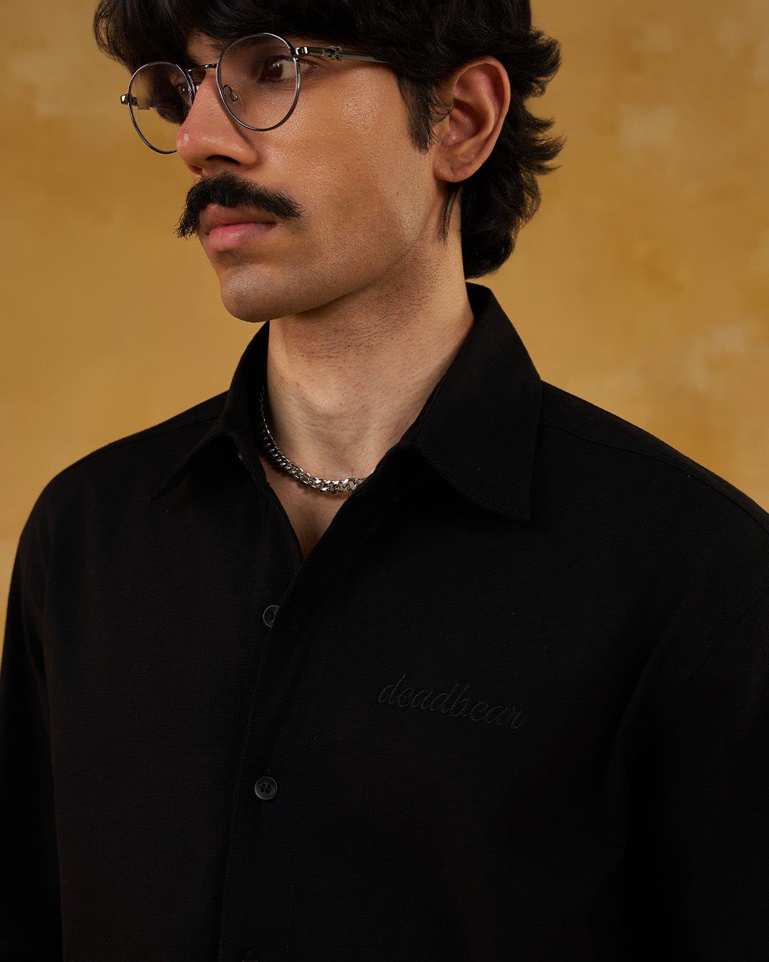 Co-ord Shirt Black by DEADBEAR