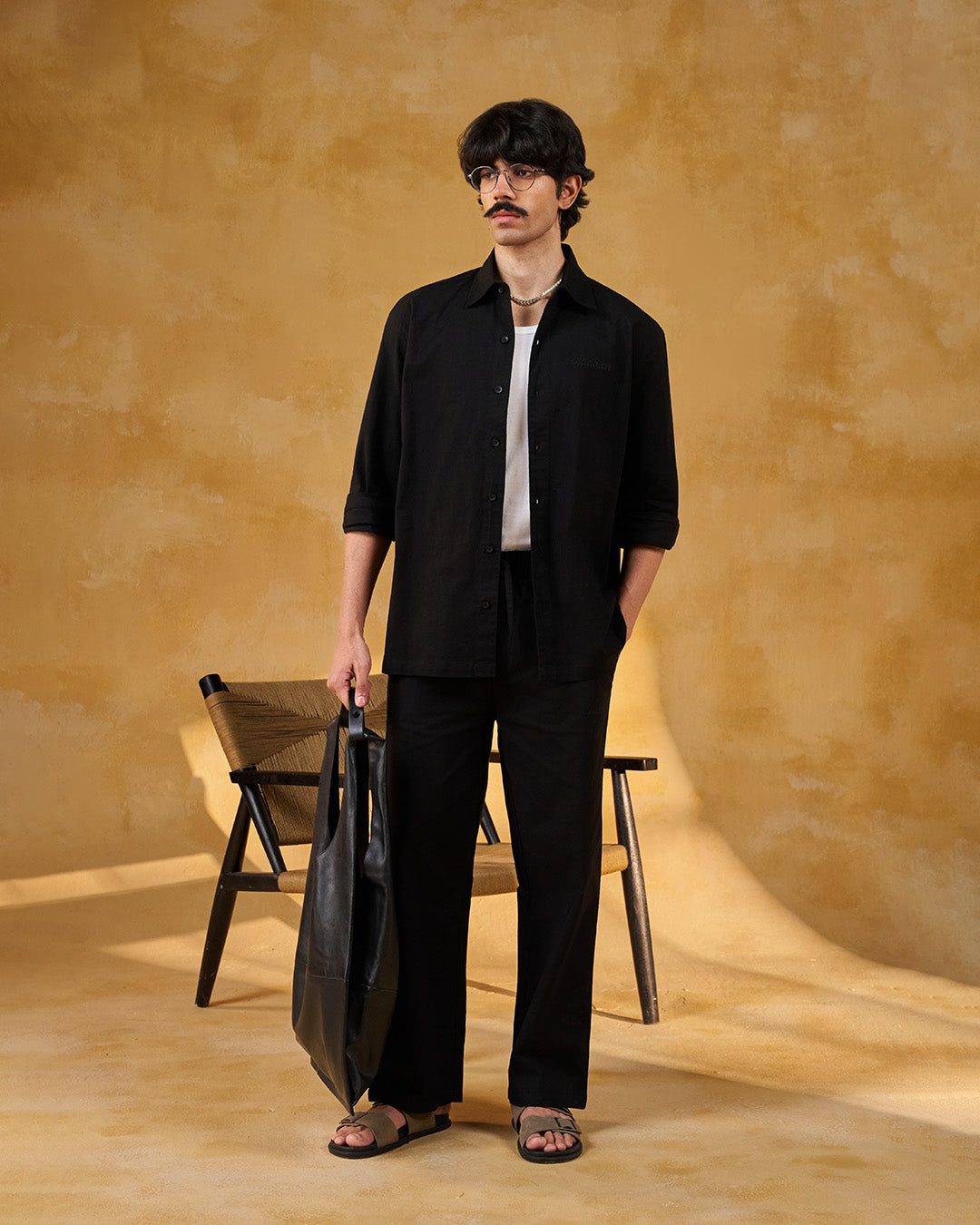Co-ord Shirt Black by DEADBEAR