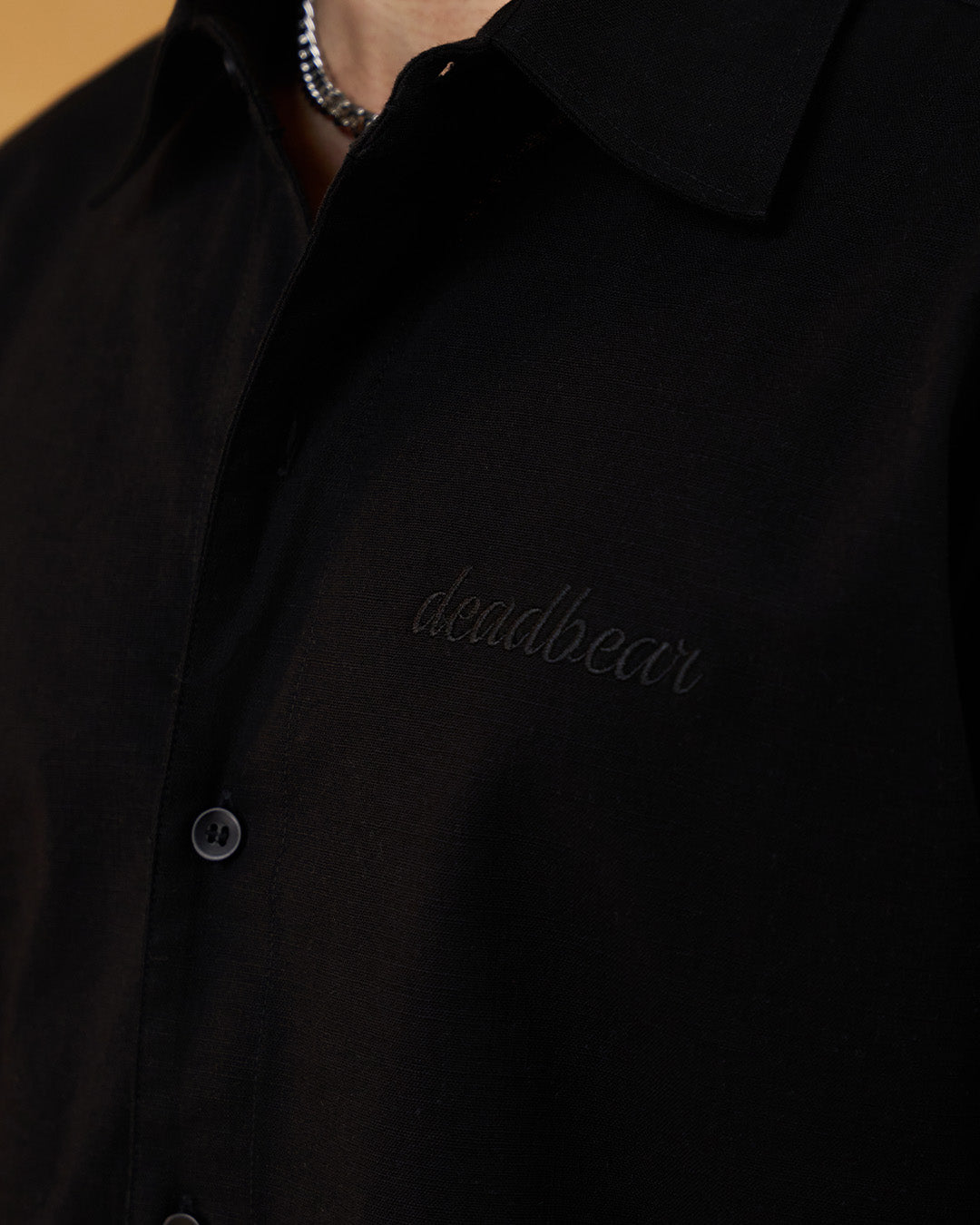 Co-ord Shirt Black by DEADBEAR