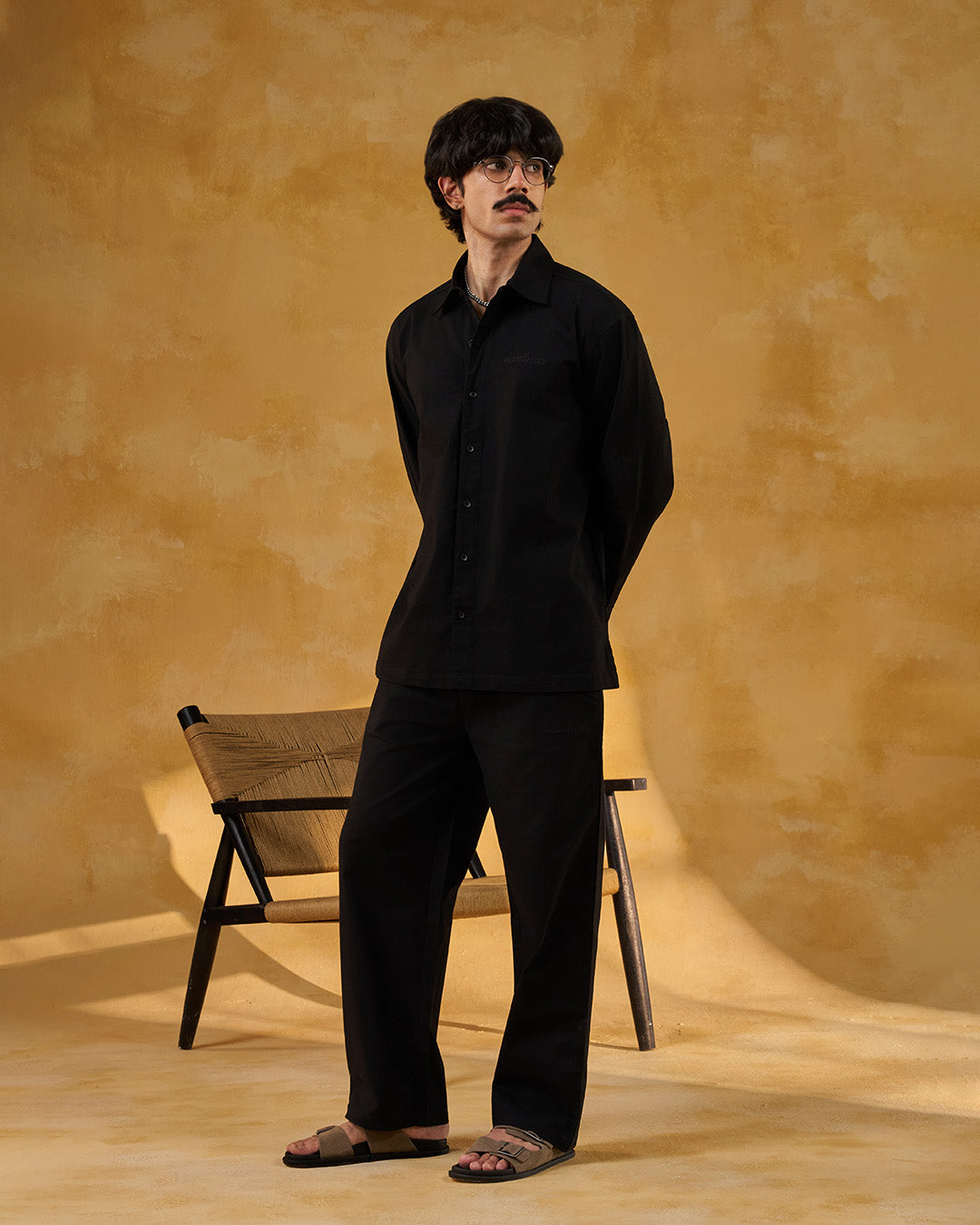 Co-ord Straight Pant Black by DEADBEAR