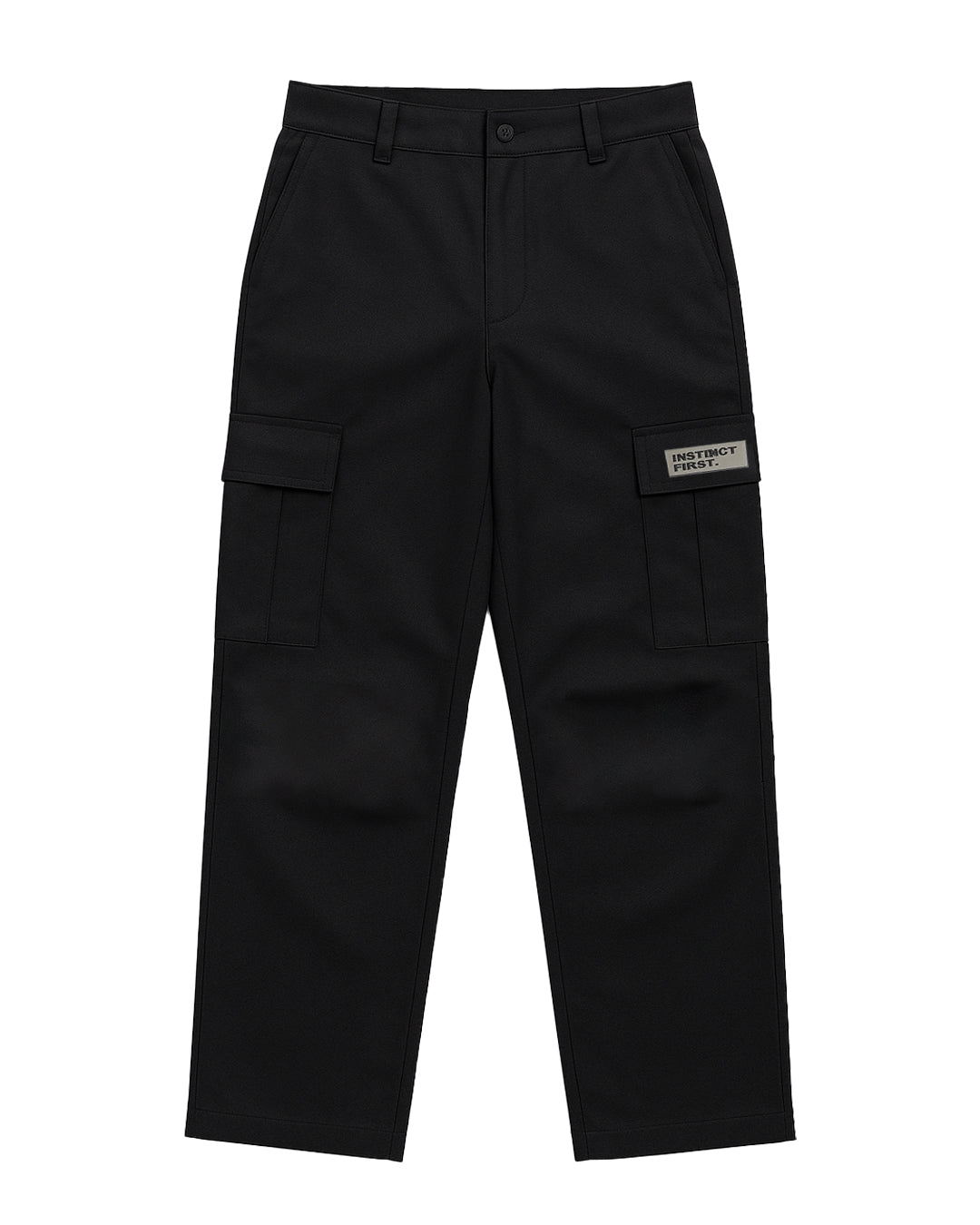 Oversized Cargo pants (Black) by Instinct First