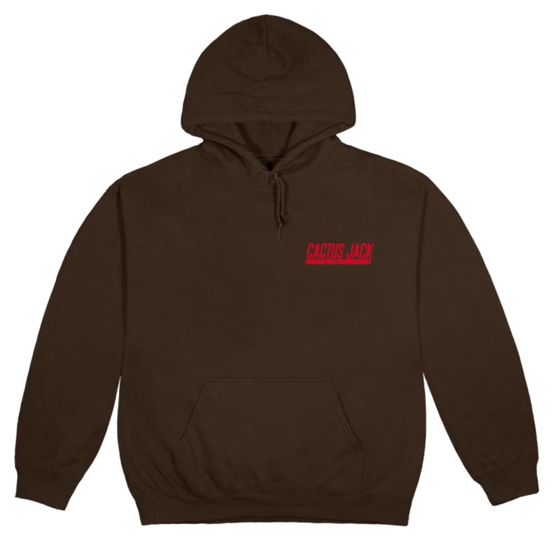 TRAVIS SCOTT CACTUS JACK ENTERTAINMENT HOODIE Brown by Travis Scott