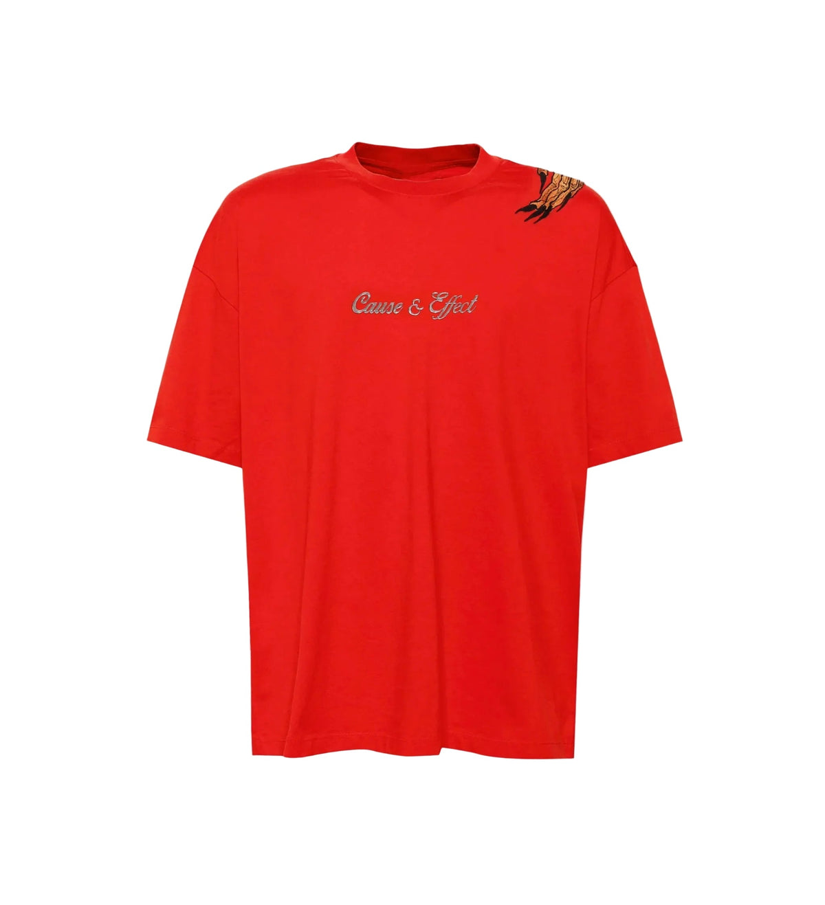 ‘Backstab’ Metal Embroidered T-shirt by Cause & Effect