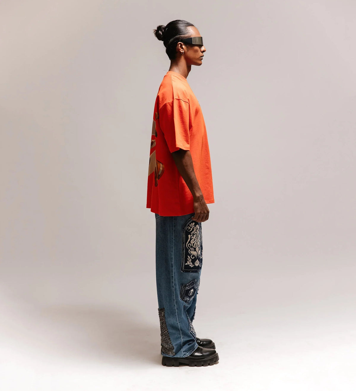 ‘Backstab’ Metal Embroidered T-shirt by Cause & Effect