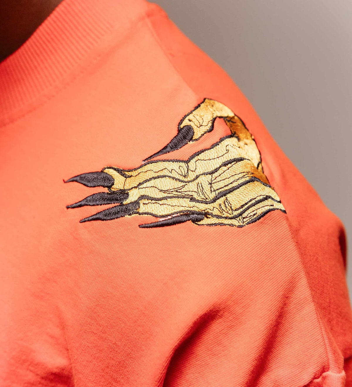 ‘Backstab’ Metal Embroidered T-shirt by Cause & Effect