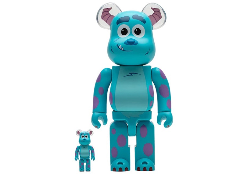 Bearbrick Disney Pixar Monsters, Inc. Sulley 100% & 400% Set by BEARBRICK