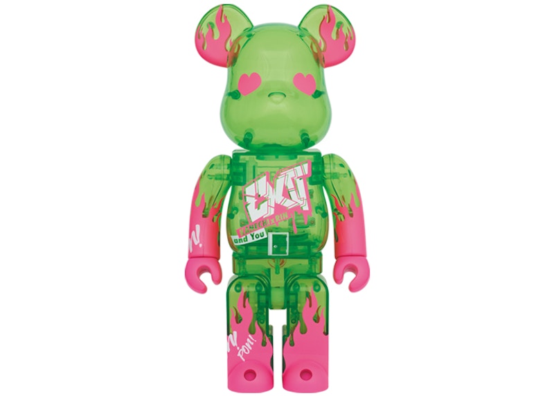 Bearbrick Exit 400% Green by BEARBRICK