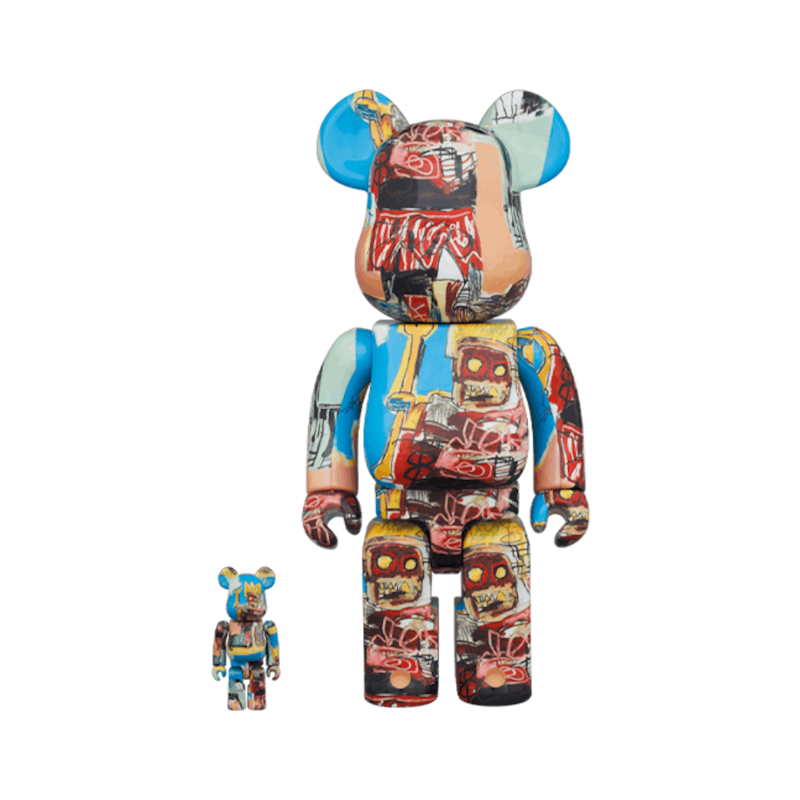 Bearbrick JEAN-MICHEL BASQUIAT #6 100% & 400% Set by BEARBRICK