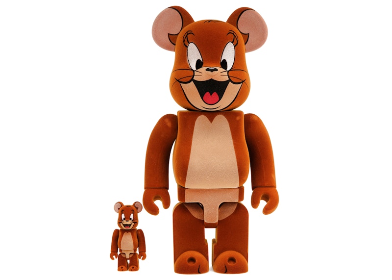 Bearbrick Tom and Jerry: Jerry Flocky 100% & 400% Set by BEARBRICK
