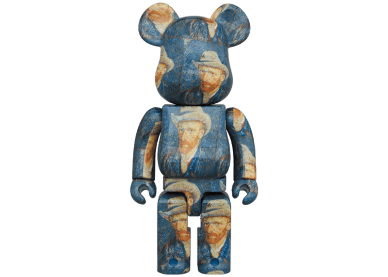 Bearbrick Van Gogh Museum Self Portrait 1000% by BEARBRICK