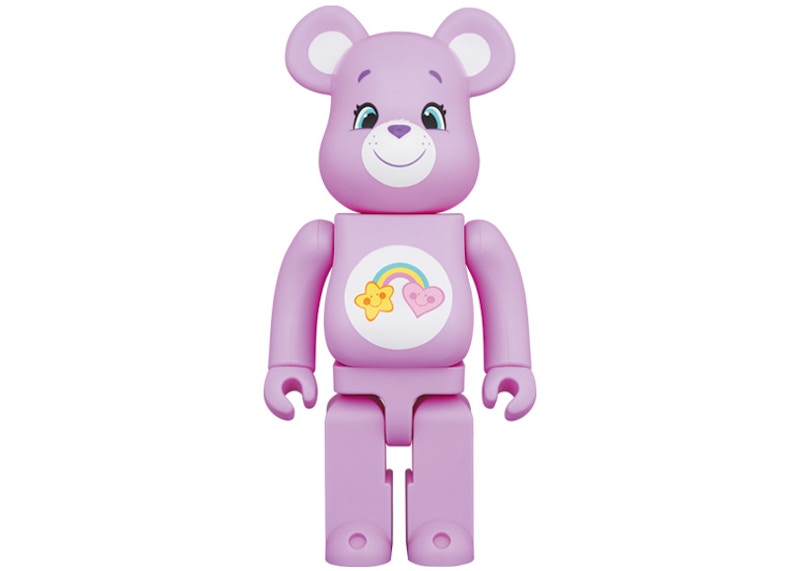 Bearbrick x Care Bears Best Friend Bear 400% Purple by BEARBRICK