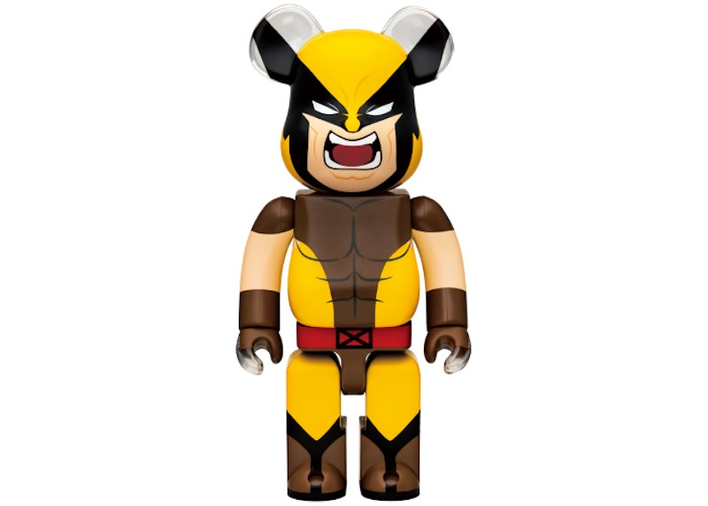 Bearbrick x Marvel X-Men Happy Lottery Wolverine (Brown Costume) 400% by BEARBRICK