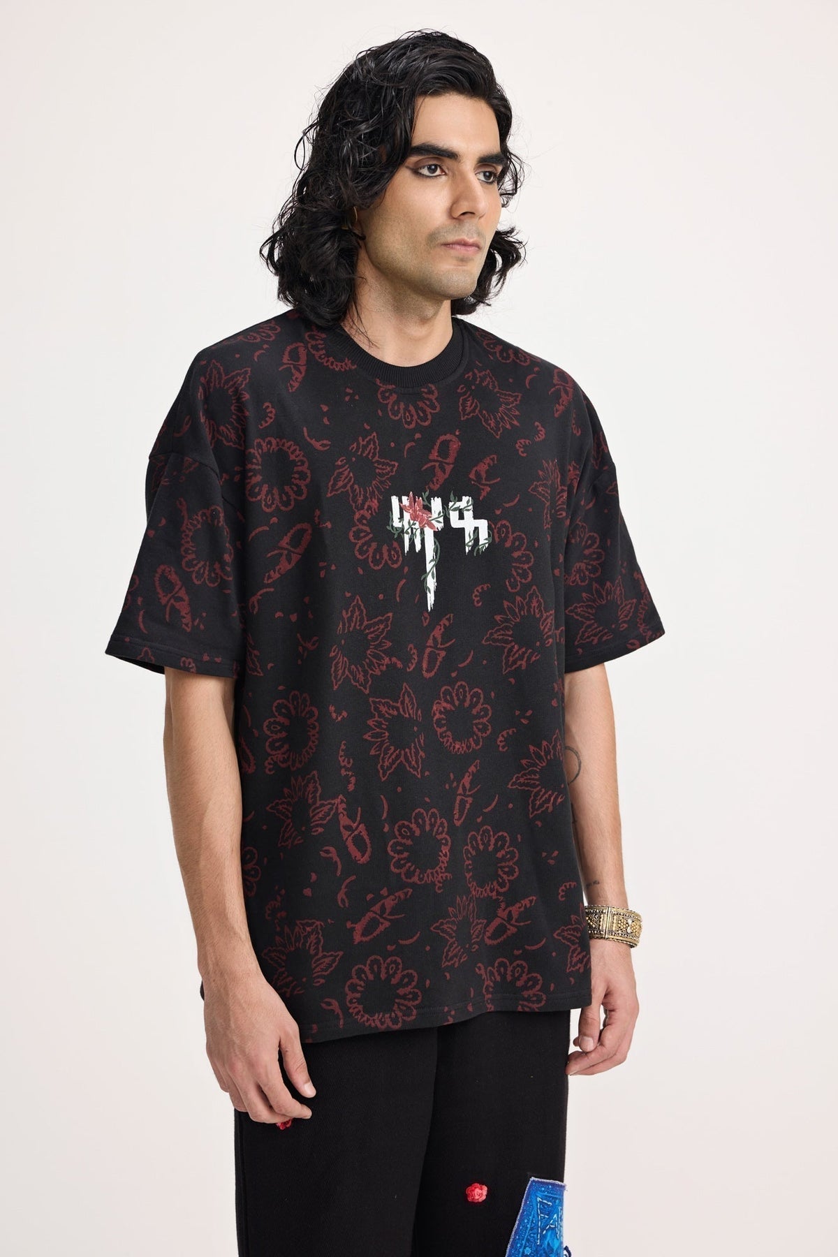 "Beauty Lasts Forever" Blockprint - Tshirt by FARAK