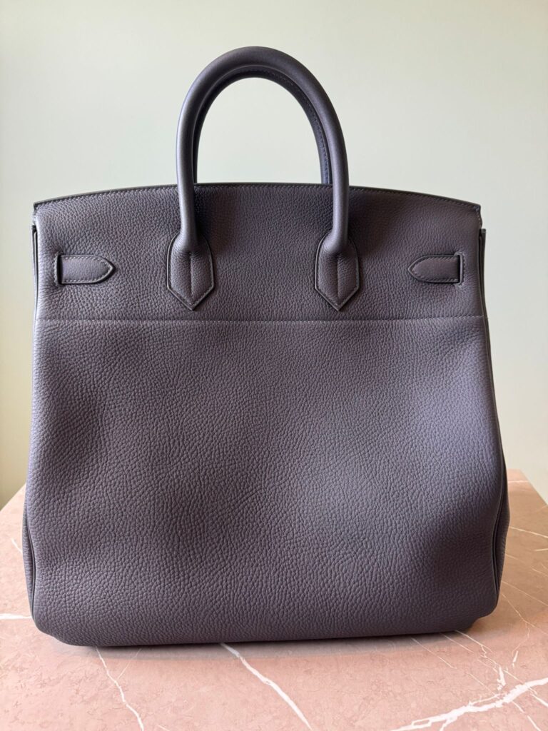 Hermès Haut à Courroies 40 – HAC 40 Ardoise Togo with Palladium Hardware