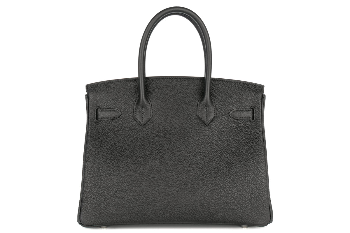 Hermès Birkin 30 Noir / Black Togo Brushed Palladium Hardware - view 3