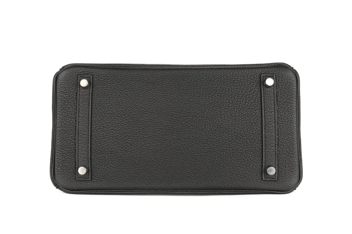Hermès Birkin 30 Noir / Black Togo Brushed Palladium Hardware - view 6
