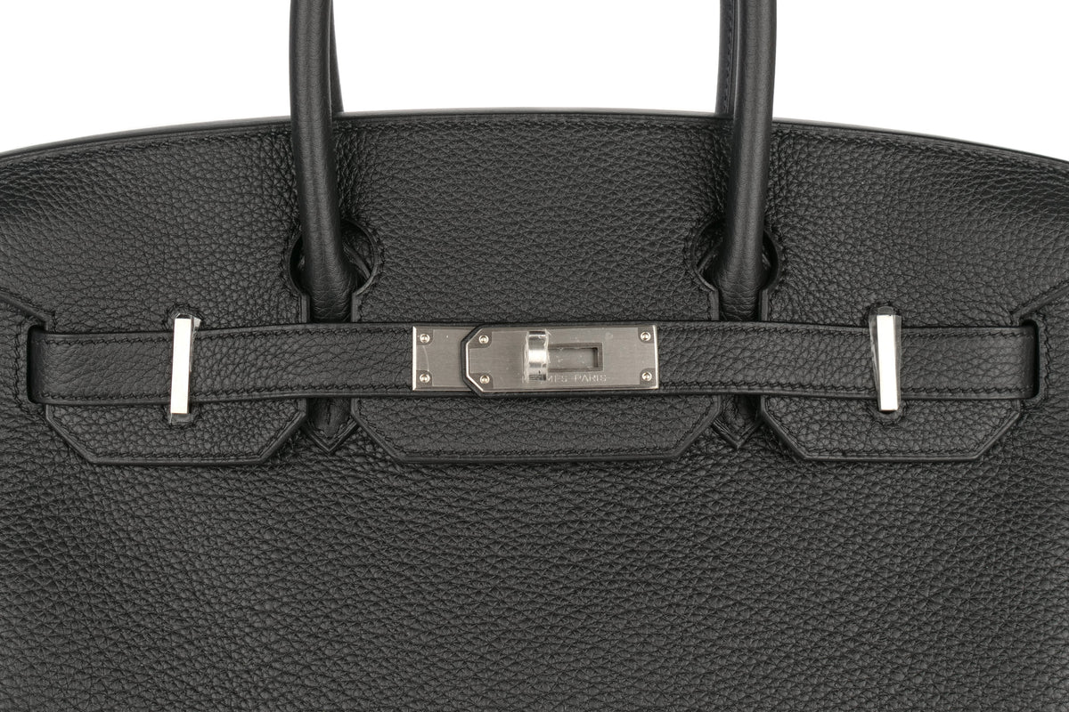 Hermès Birkin 30 Noir / Black Togo Brushed Palladium Hardware - view 7