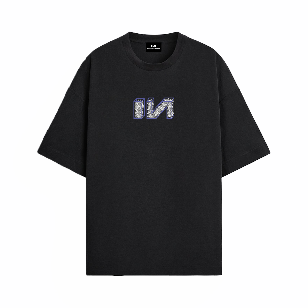 Bee Tee - Oversized Tshirt (Black) by Instinct First