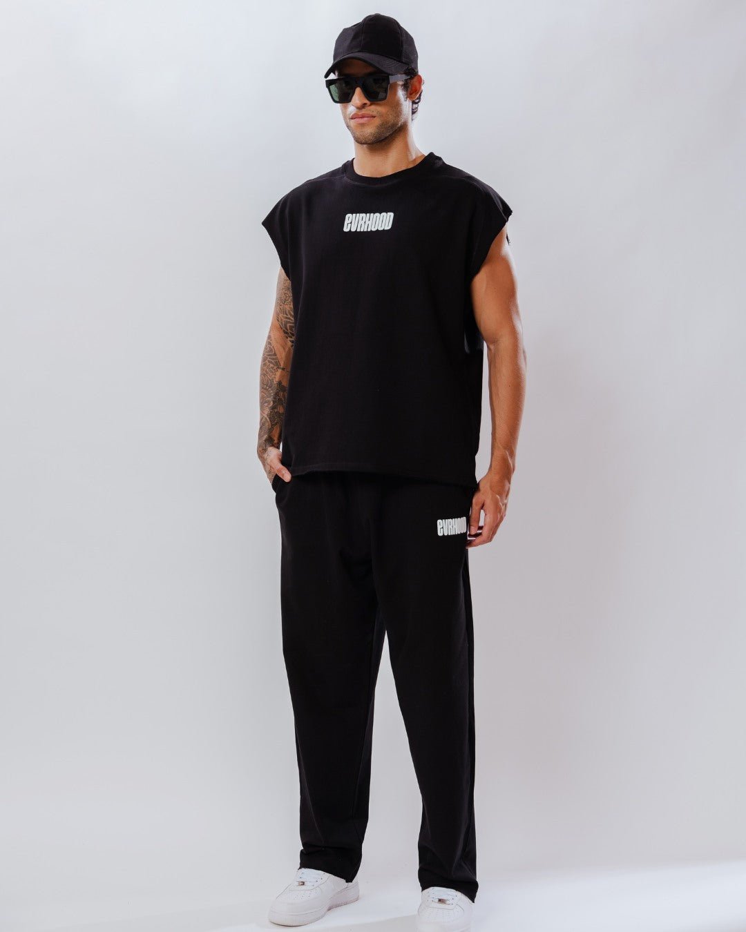 Black Sandos Set by Evrhood