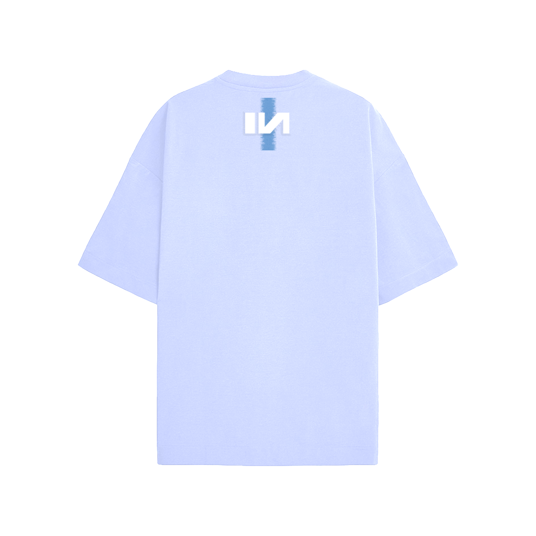 Blue Moon - Oversized T-shirt (White) by Instinct First